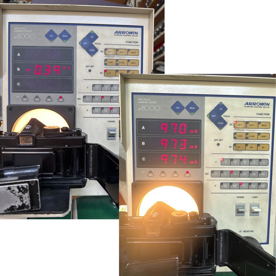 整備済 完動 Olympus OM-1 MD 黒 50mm F1.8 レンズ2本