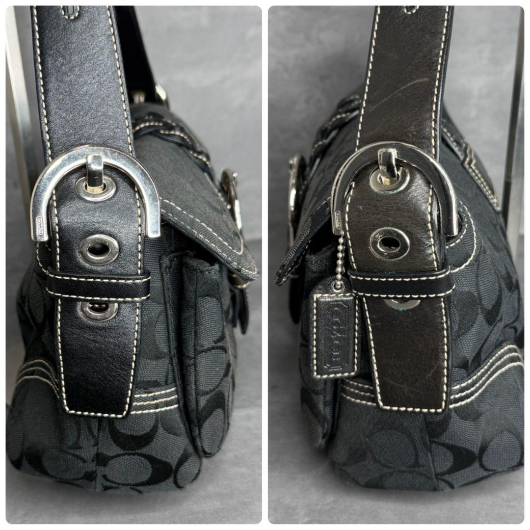 Vintage COACH コーチ SOHO ワンショルダーバッグ シグネチャー
