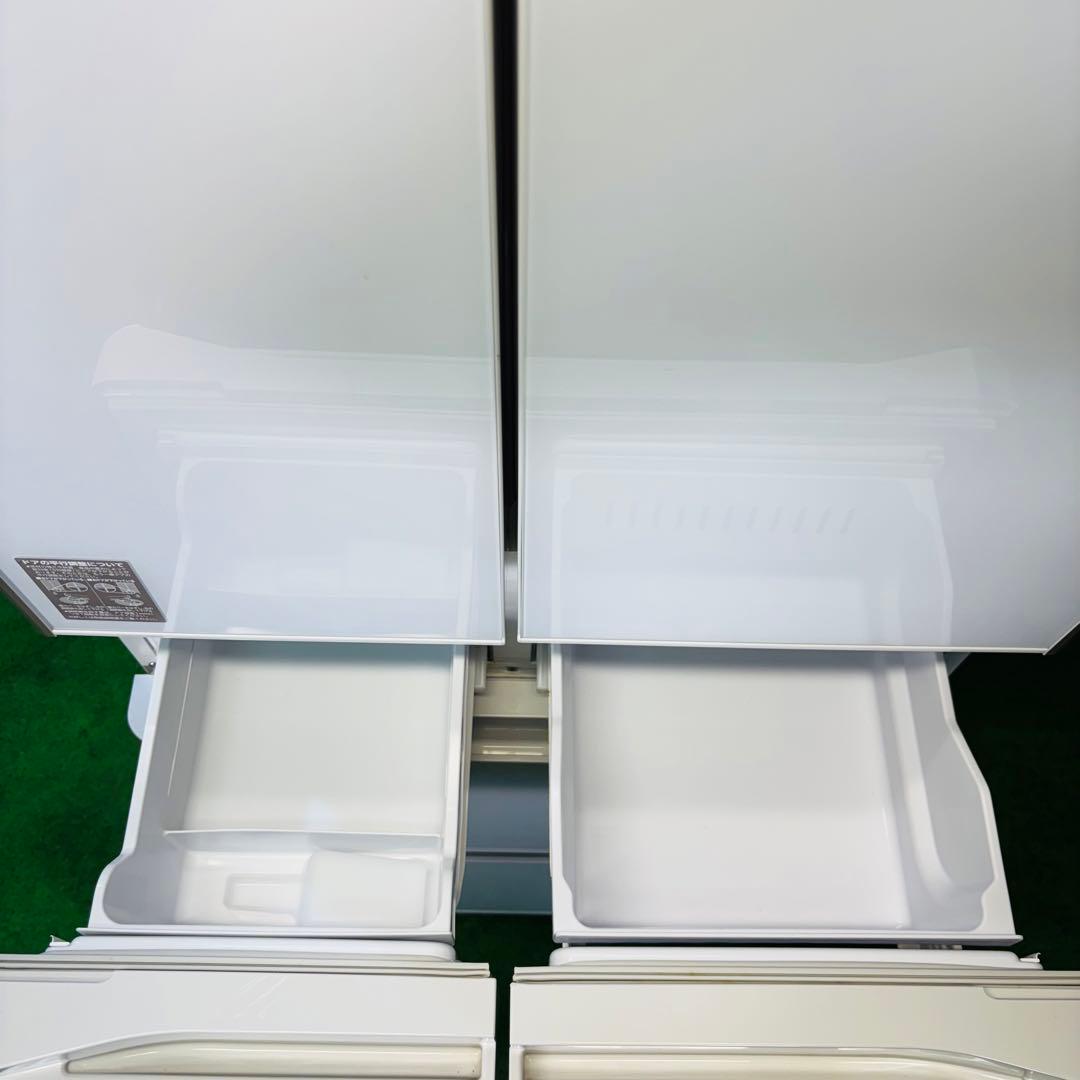 日立 430L 冷蔵庫 大容量 おしゃれガラス面 ファミリー【地域限定配送無料】