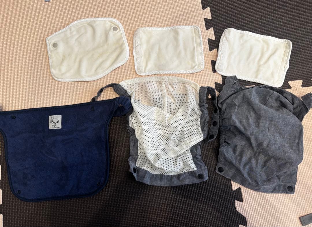 ミキハウス ポグネー　ヒップシート付抱っこ紐