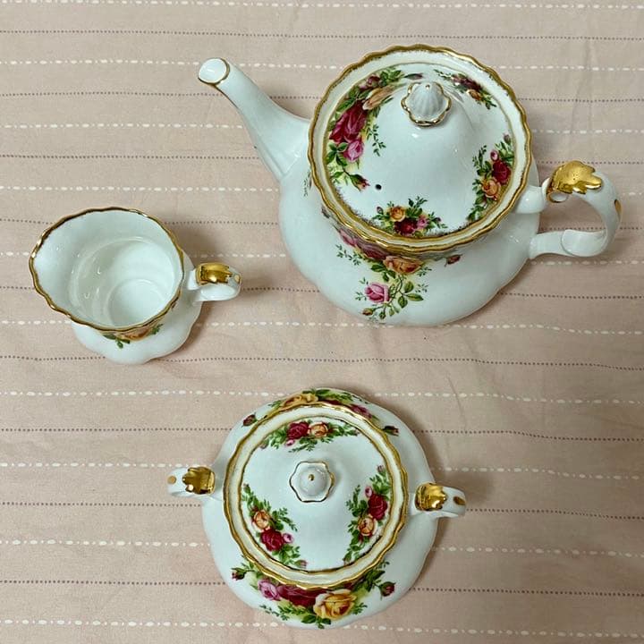 14点セット　ロイヤルアルバート　オールドカントリーローズ