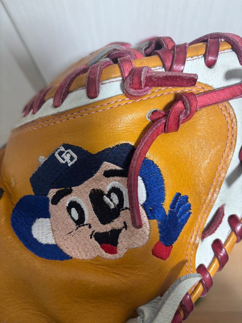 プロ支給品　実使用　中村武志　中日ドラゴンズ　ミズノプロ キャッチャーミット