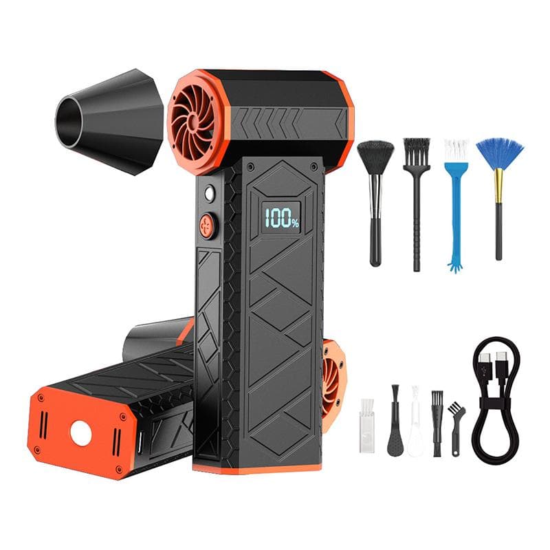 ハンディブロワー ブラック コードレス 充電式 小型 強力 エアダスター ターボ