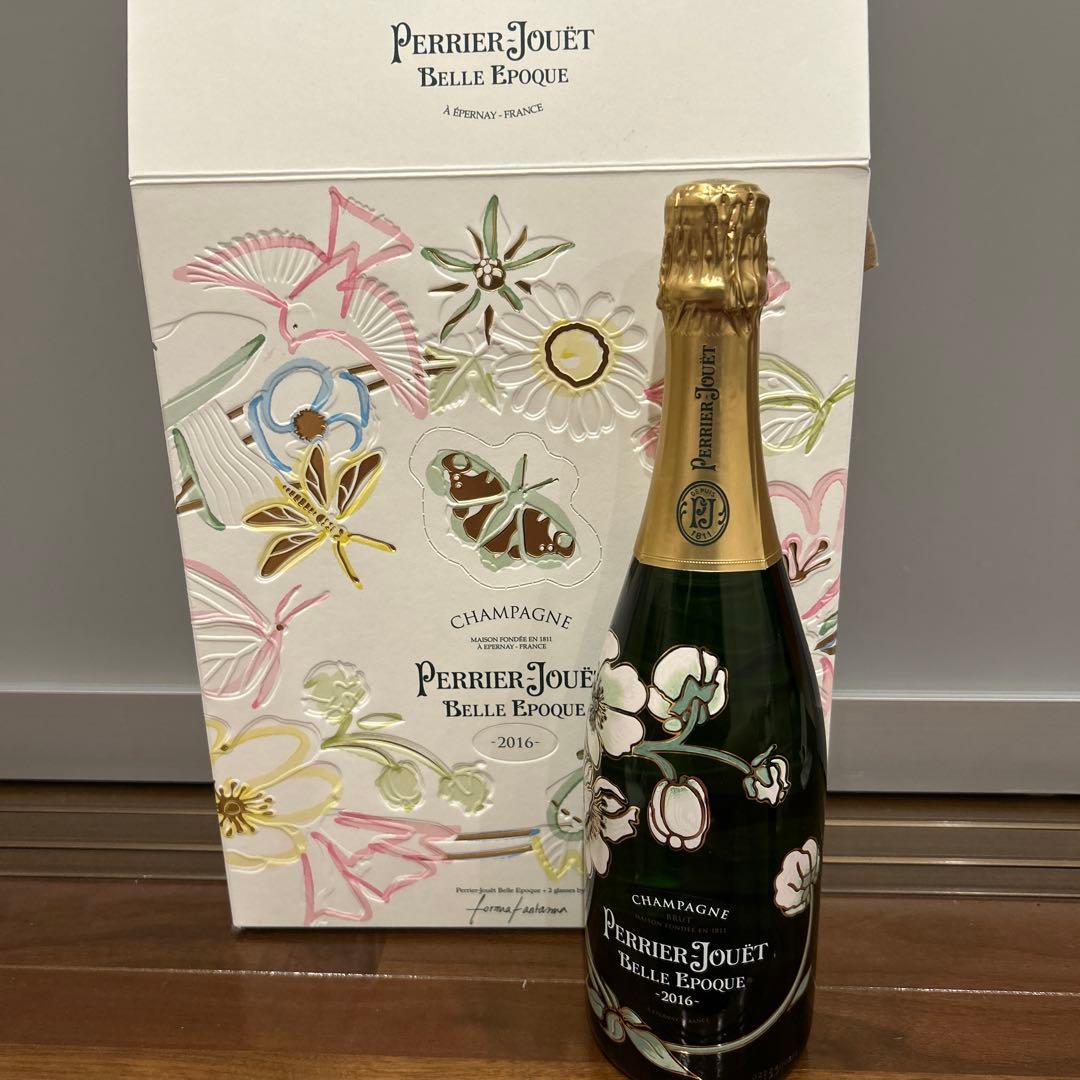ペリエジュエベルエポック 2016 正規品 750ml グラス2個　新品　箱付き