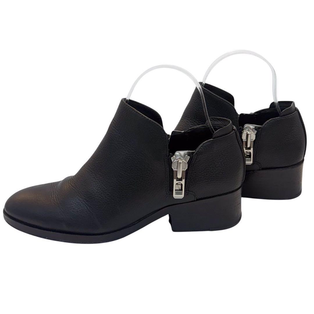 ユ*。様 3.1 Phillip Lim ジップ アンクル ブーツ レザー ブラ