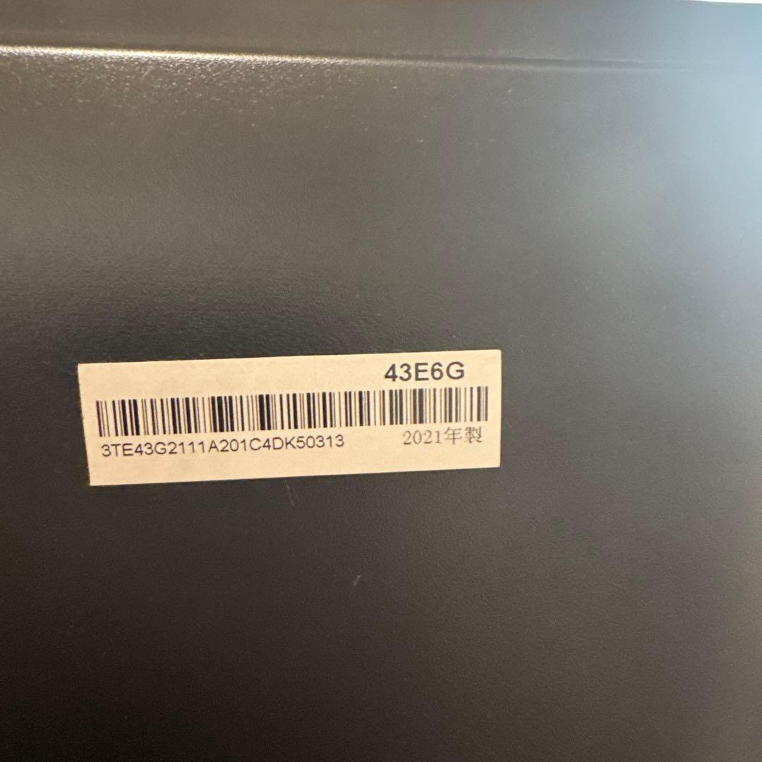 Hisense(ハイセンス) 43V型43E6G