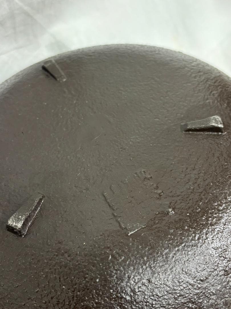 美品1回 久慈砂鉄鉄器 山王堂 両手鍋 天ぷら鍋 ２６ｃｍ