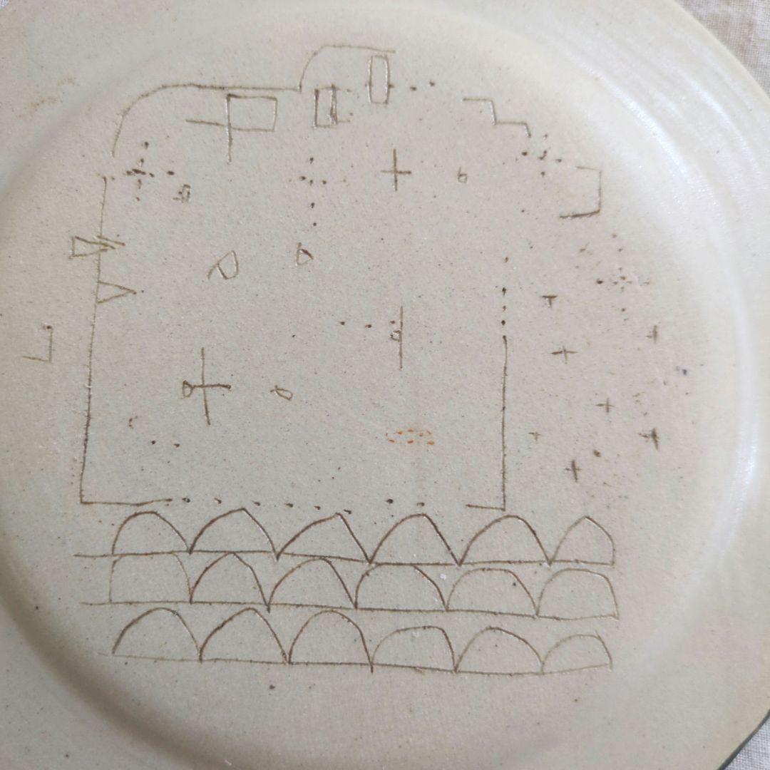 新品 bonohoさんのお皿2枚セット① 佐藤尚理 やちむん 作家もの