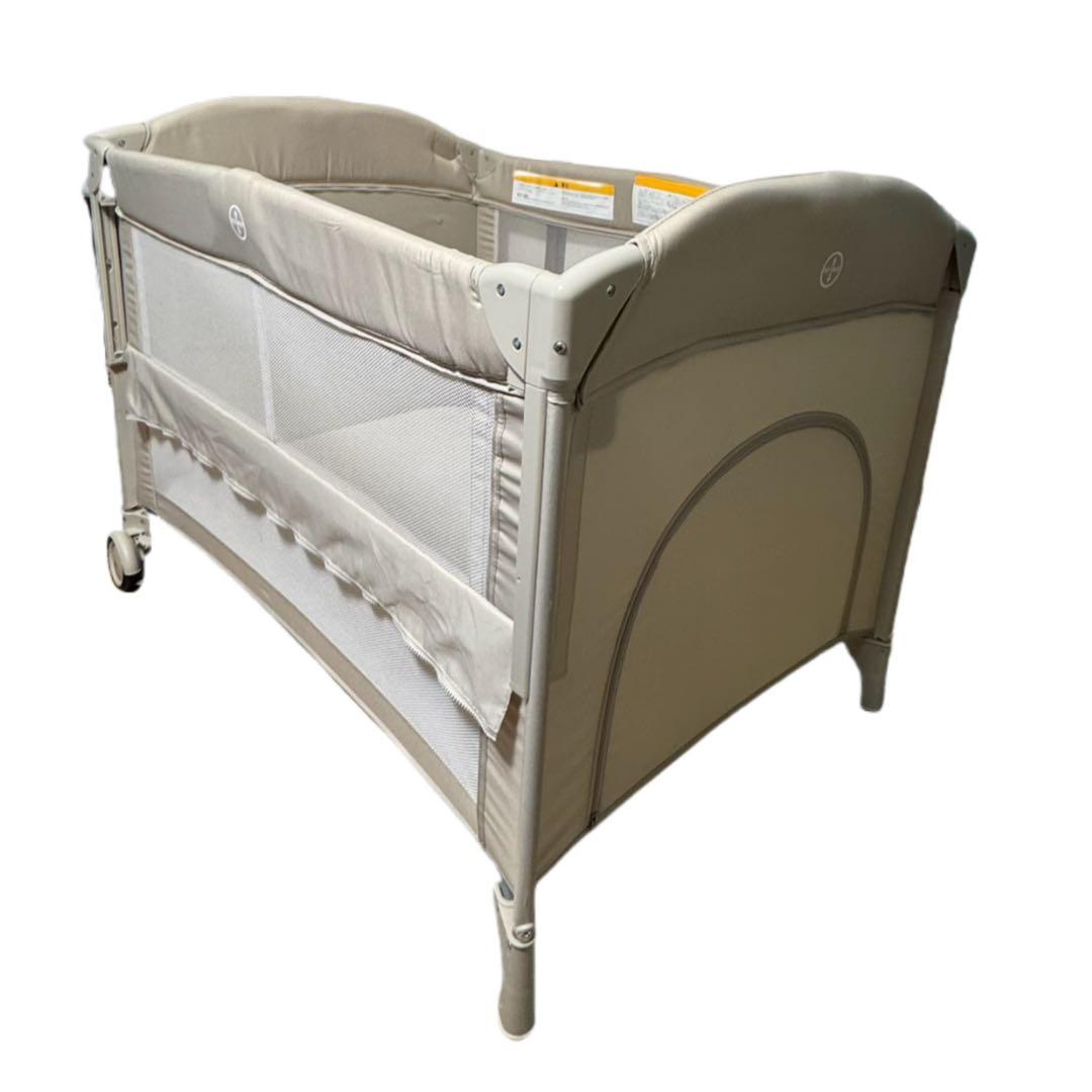 Thinkmax ベビーベッド ゆりかご おむつ替え台付き プレイヤード