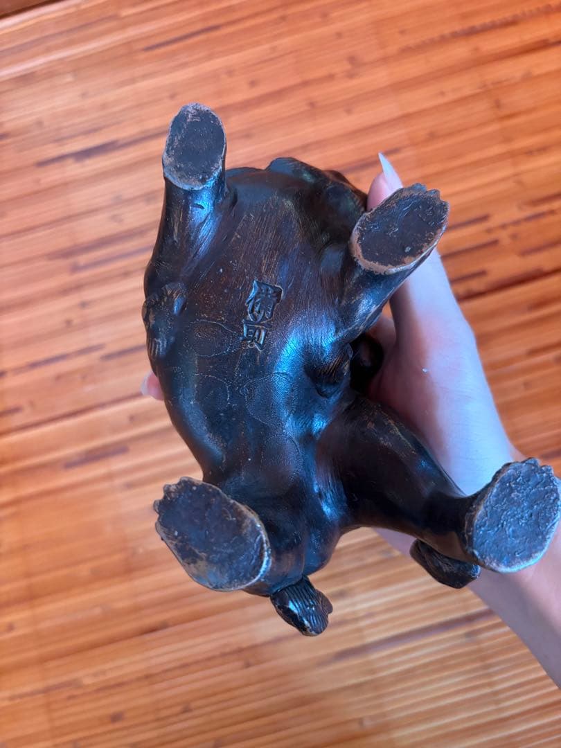 獅子　置物