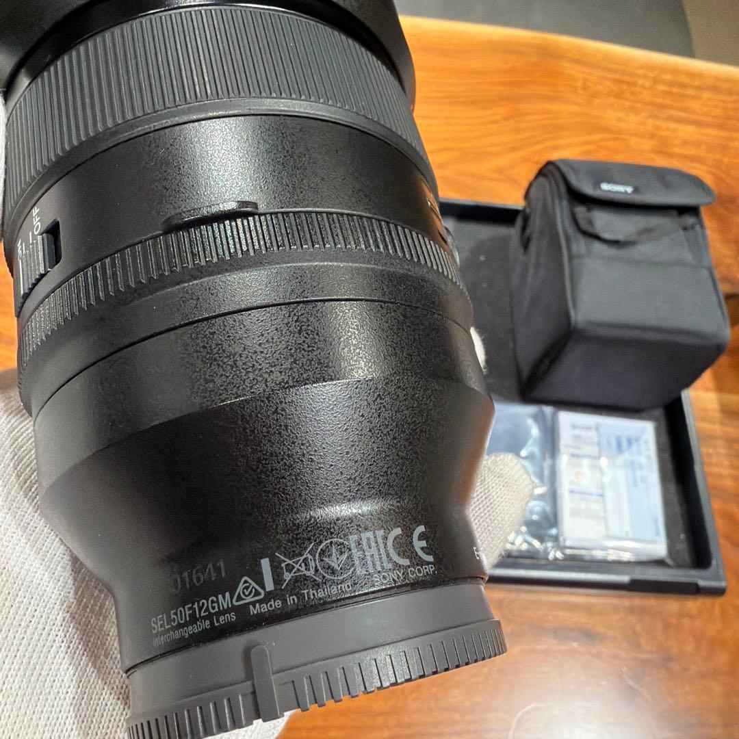 SONY FE 50mm F1.2 GM レンズ傷無し 可変偏光フィルター