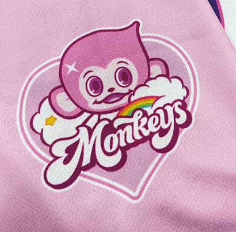 Cure Bears キュアベア　楽天モンキーズ　 応援　ユニフォーム ピンク