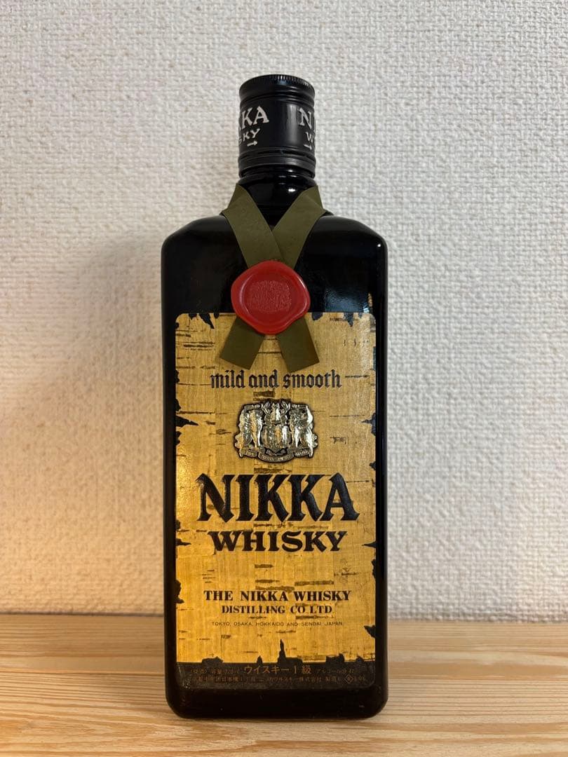 【希少】【未開栓】2代目ブラックニッカ/黒角ニッカmild and smooth
