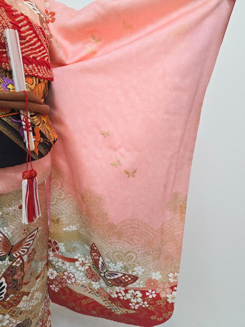 七五三　7歳　正絹　着物　セット　女の子 c87