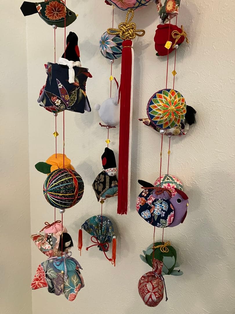 女の子の幸せ願う　さげもん、吊るし飾り、柳川さげもん、柳川まり