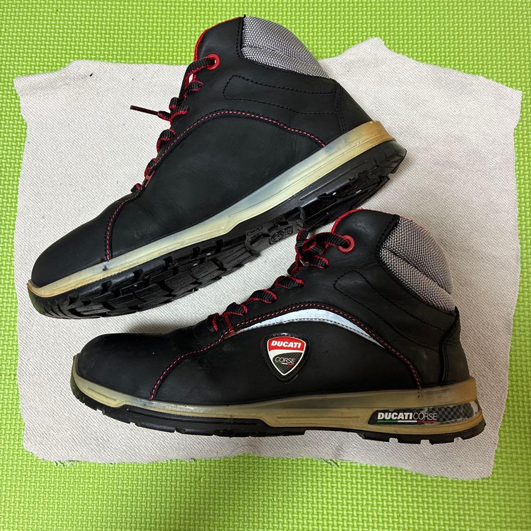 DUCATI CORSE　バイクブーツ　ハイカットシューズ　安全靴　EU38