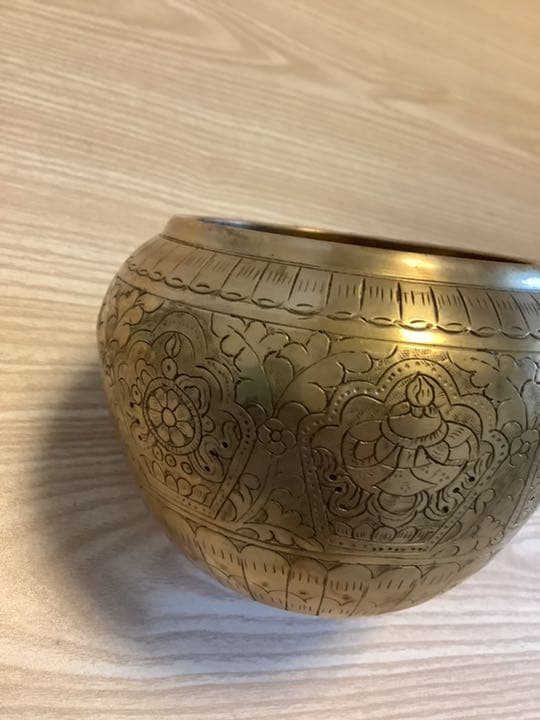 《 新品　チベット密教 》 法具　グルパ　GULPA ライスボウル　w44