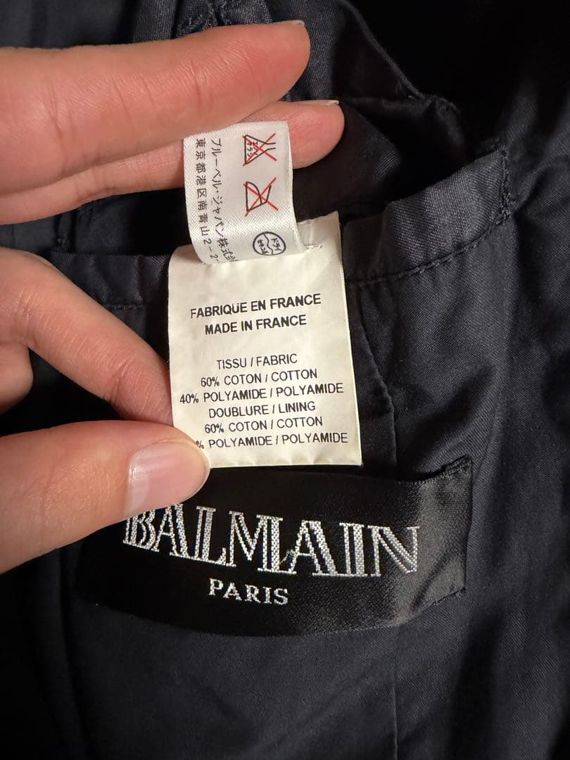 BALMAIN バルマン ダウンジャケット ライダース