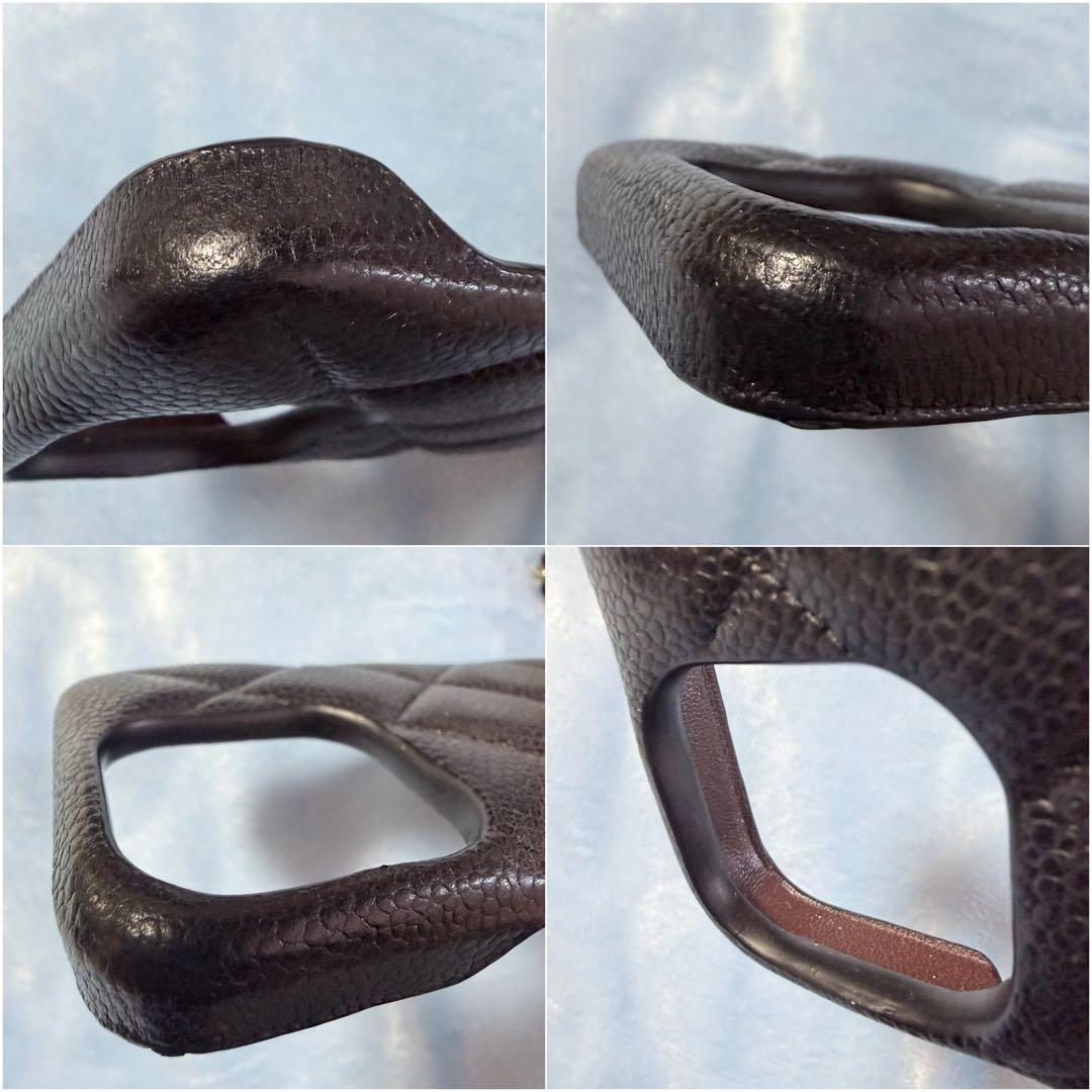 CHANEL マトラッセ キャビアスキン iPhone15pro用スマホケース