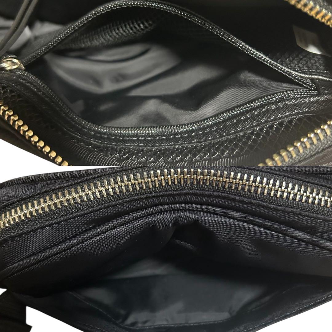 美品　トリーバーチ　ボディバッグ　ウエストポーチ　斜め掛け　ヴァージニアブラック