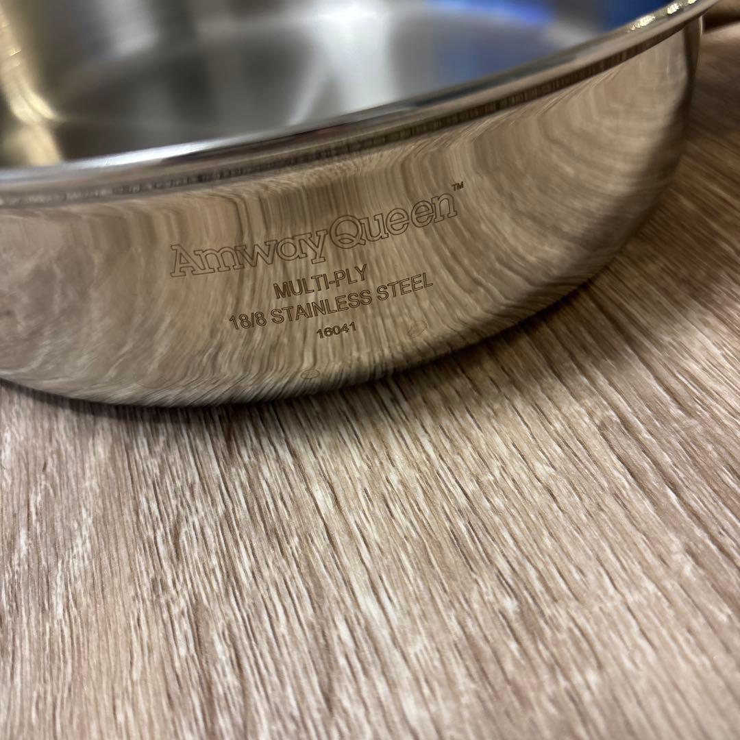 美品✨️Amway 蓋付きフライパン22cm