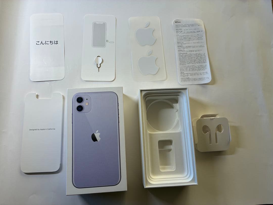 iPhone 11 64GB パープル SIMフリー 液晶不良 ジャンク