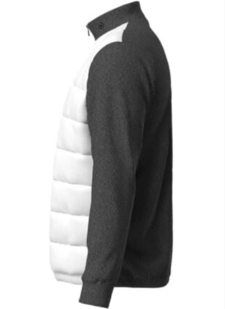 【新品】PING 2024年　キルティング ハーフジップシャツ　ホワイト　3L