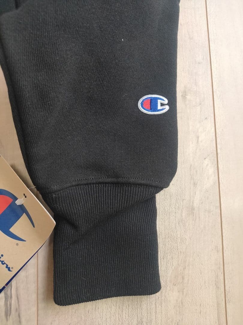 USA-M 新品 champion チャンピオン リバースウィーブ 黒