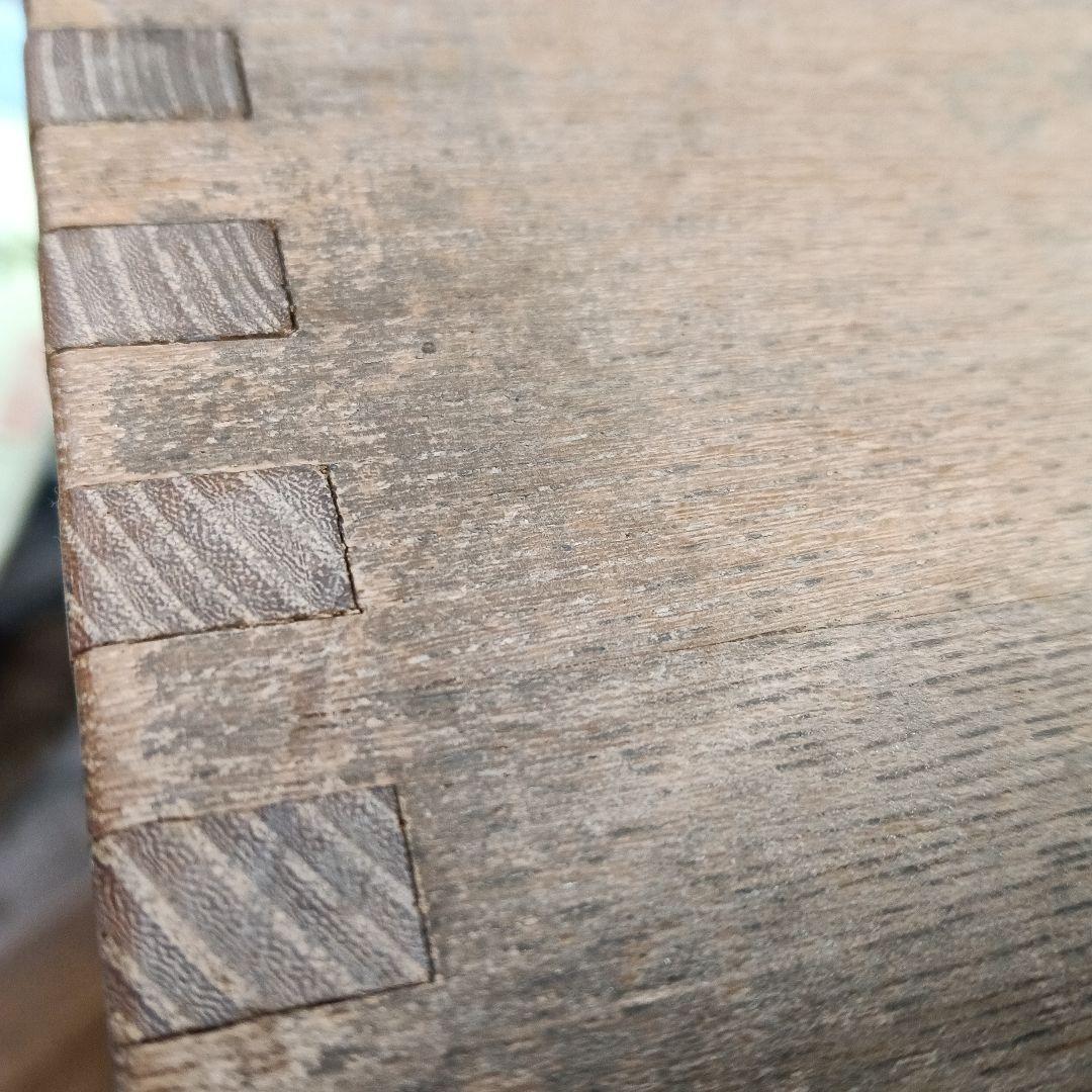 木製キャビネット　昭和レトロ・指物細工・アンティーク・7段