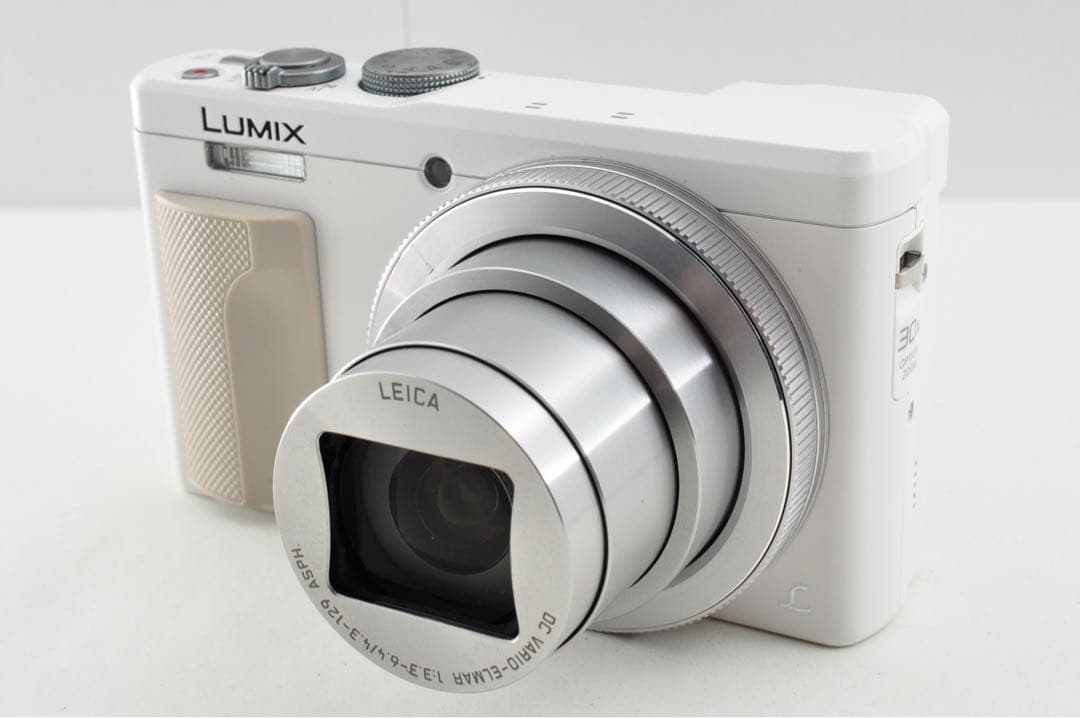 美品 Panasonic LUMIX DMC-TZ85 ホワイト デジタルカメラ