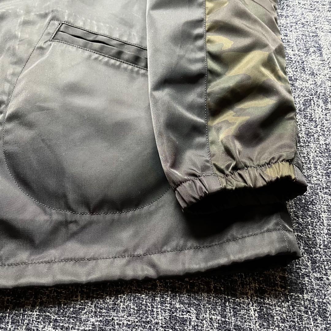 鉄雪SOPHNET. ナイロンジャケット 黒 ソフネット　コーチ　ブルゾン