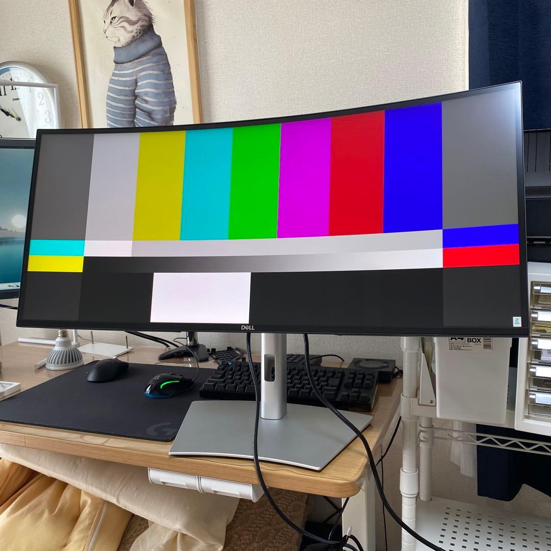 Dell U3421WE 曲面ウルトラワイドモニター 美品