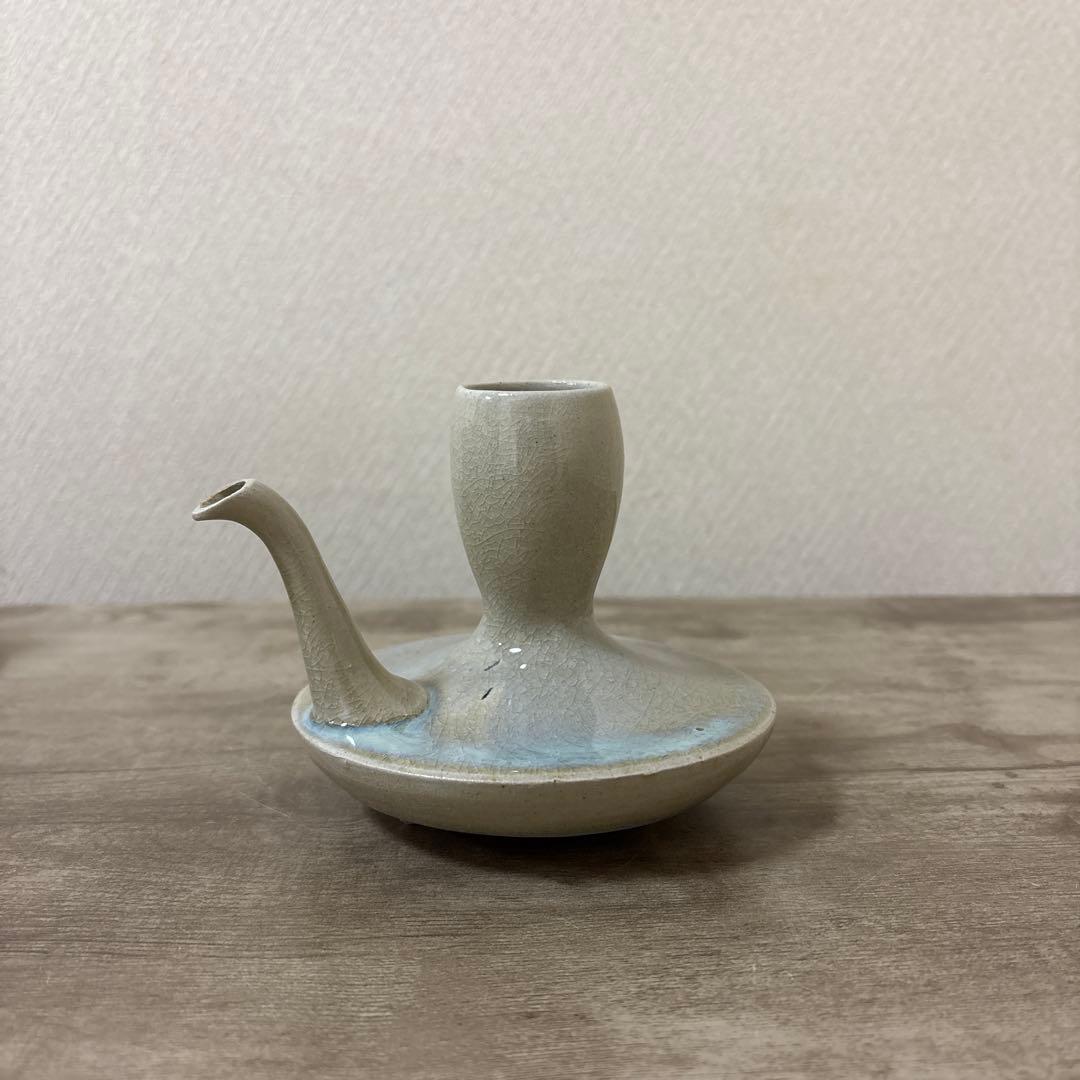遠州七窯　奈良赤虜焼　香柏窯　尾西樂斎　楽斉　酒器　徳利