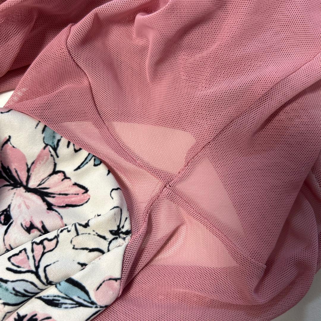 stina 花柄 長袖レオタード Sサイズ