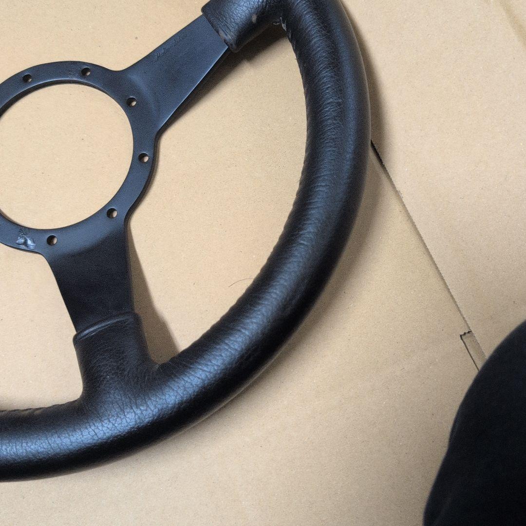 モトリタ　１３インチ　ブラック ステアリングホイール