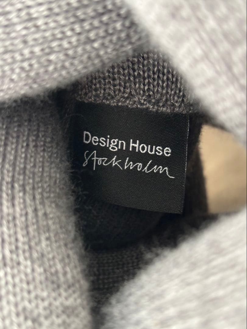 ノットクッション グレー