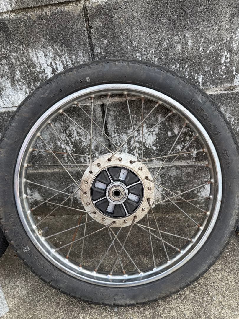 こ*☻様 純正 スーパーカブ 50cc 17インチ スポークホイール セット