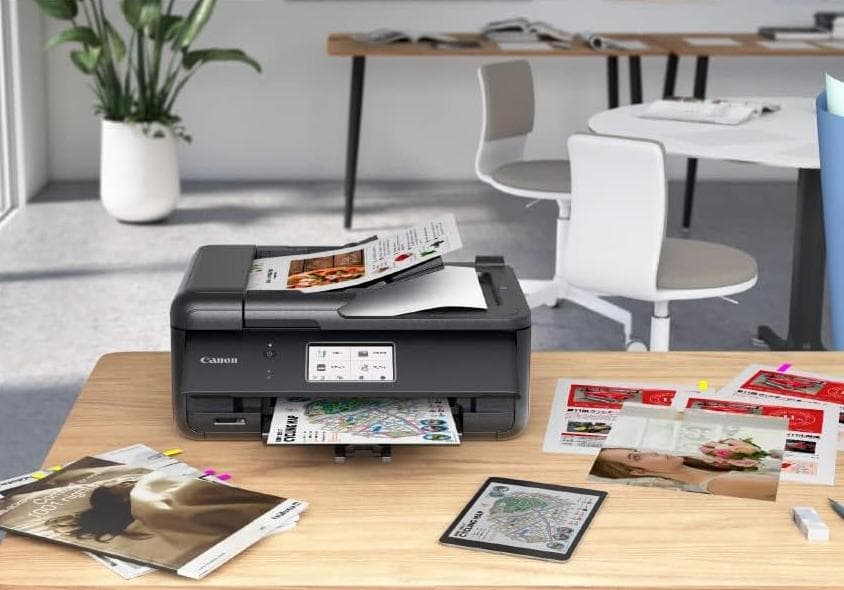 キヤノ❶PRINT❷SCAN ❸COPY ❹FAX