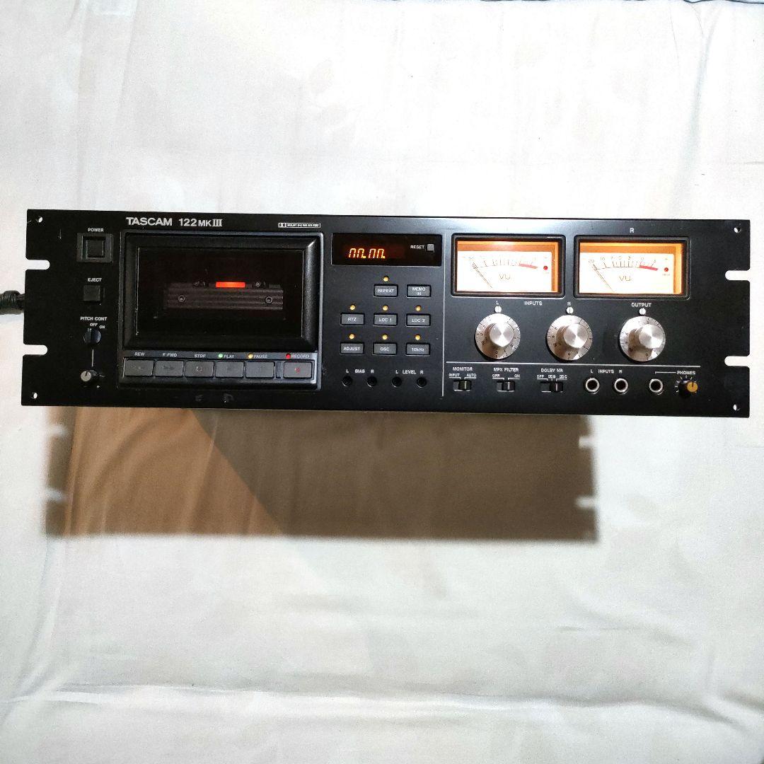 動作品 TASCAM 122MKIII カセットデッキ