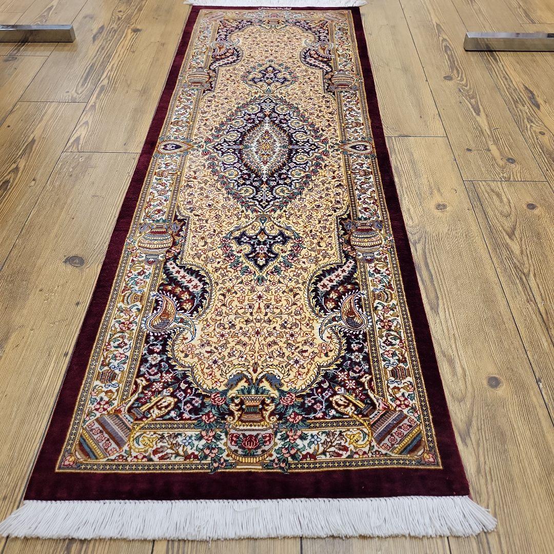 141X48cmクム産廊下敷きタイプマット(942)ギャッベ・ラグ・じゅうたん