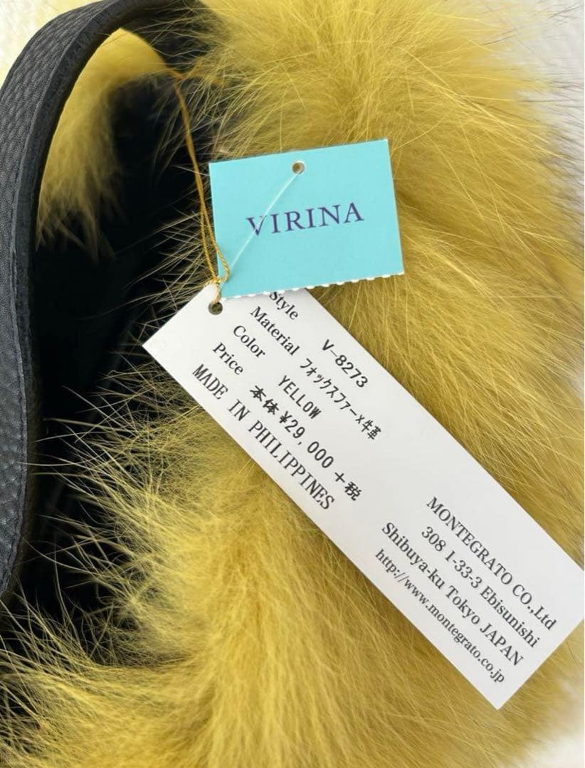最終お値下げ✳︎新品半額✳︎ヴィオラドーロ VIRINA購入✳︎ファー　バッグ✳︎