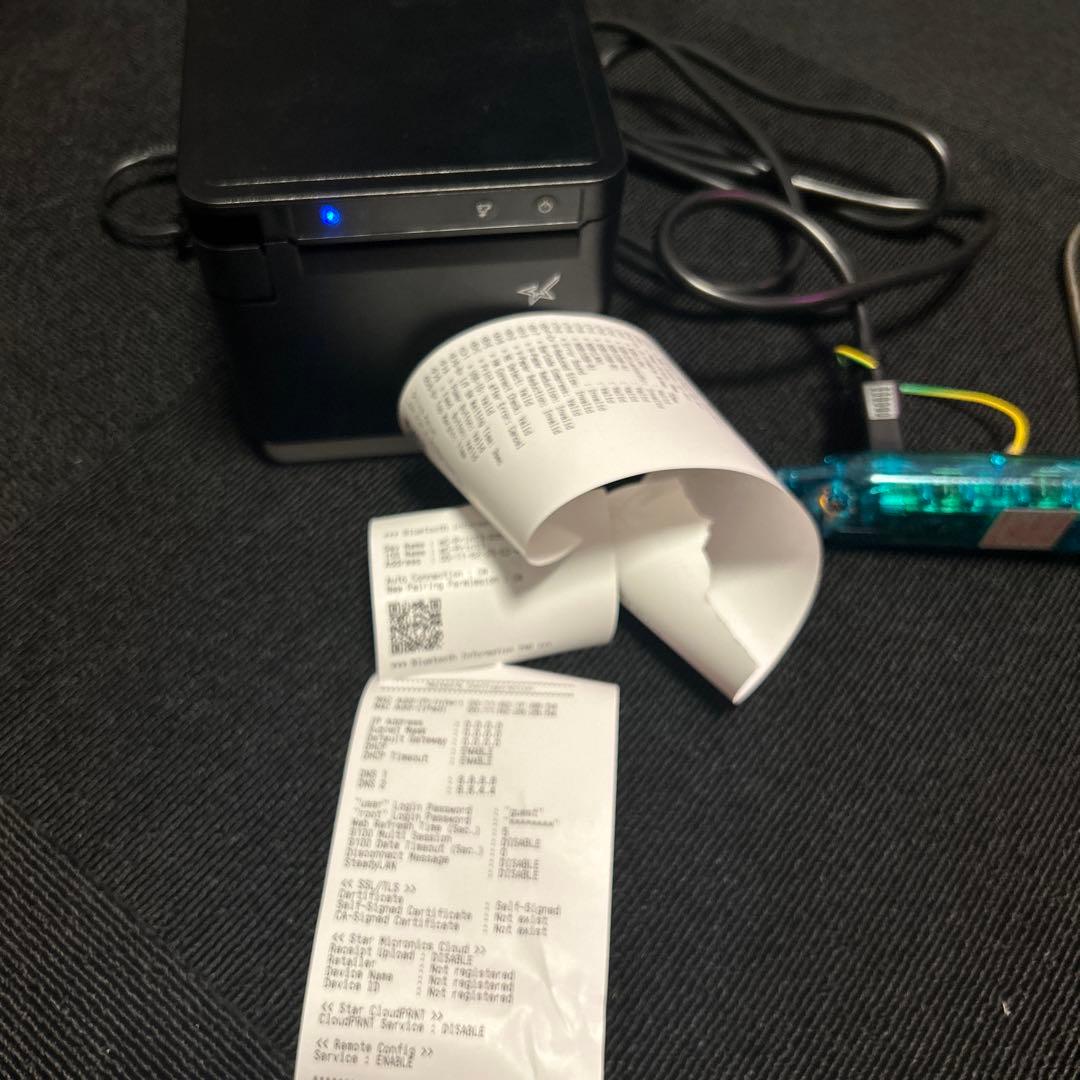 ほぼ未使用品　Star mC-Print3 MCP31LB BK JP