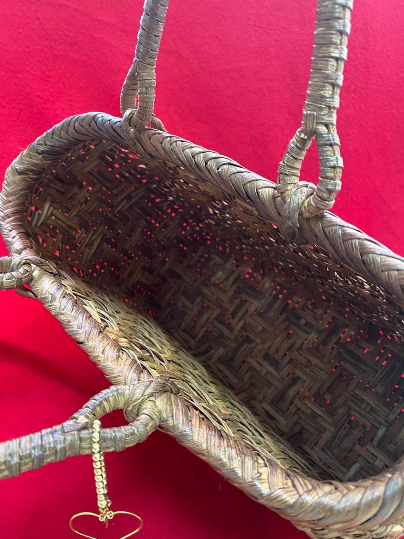 宮本工芸 山葡萄かごバッグ 国産品 桝あじろ編み 美の壺 伝統工芸品 山ぶどう