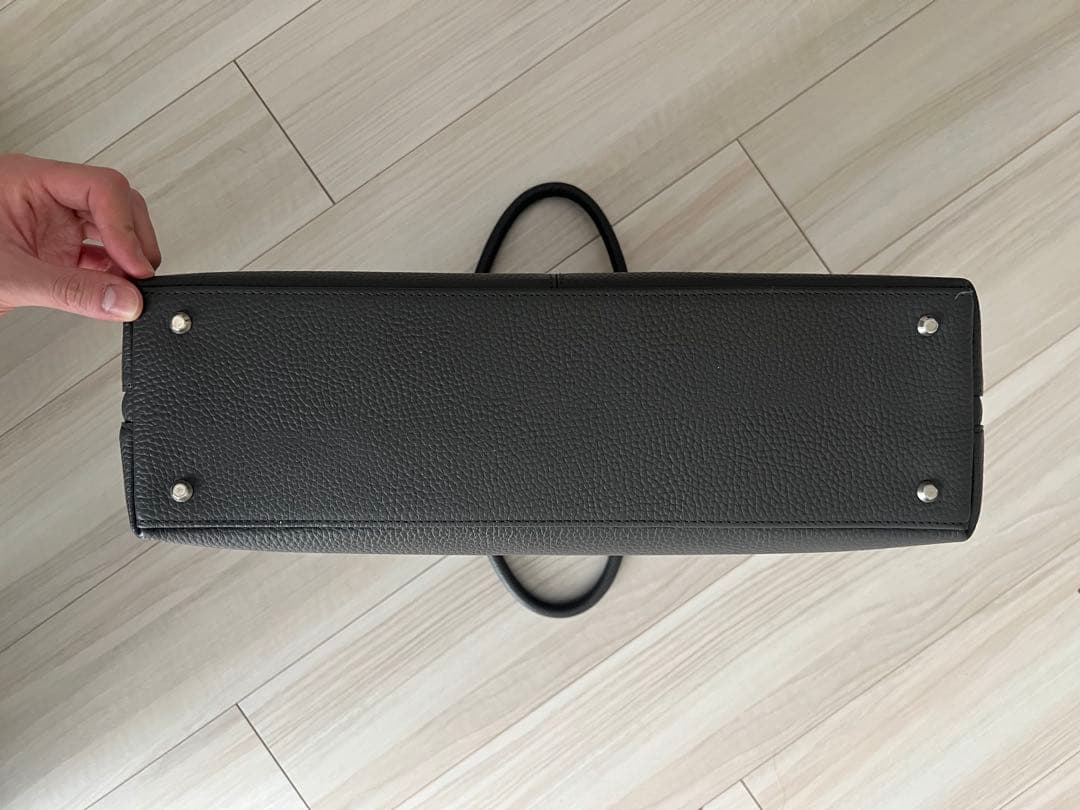 UNITED ARROWS レザーラウンド バッグ ブリーフケース