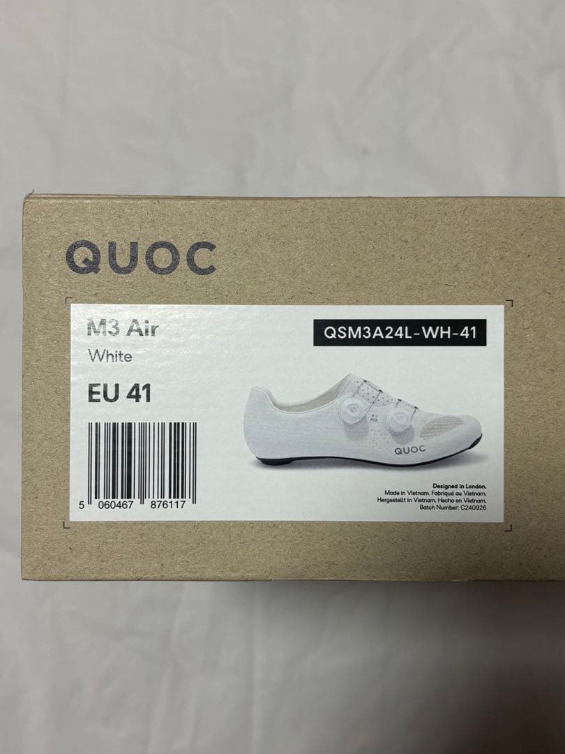 ほぼ新品！ QUOC M3 AIR 41 ビンディングシューズ