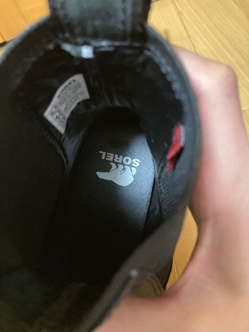 美品 SOREL ソレル ブレックスブーツ 黒 23.5㎝