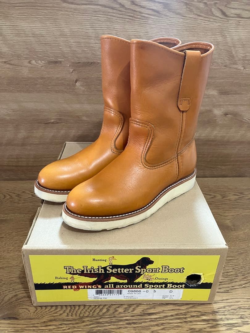美品　RED WING 9866 アイリシュセッター　箱付き　サイズ:5 D
