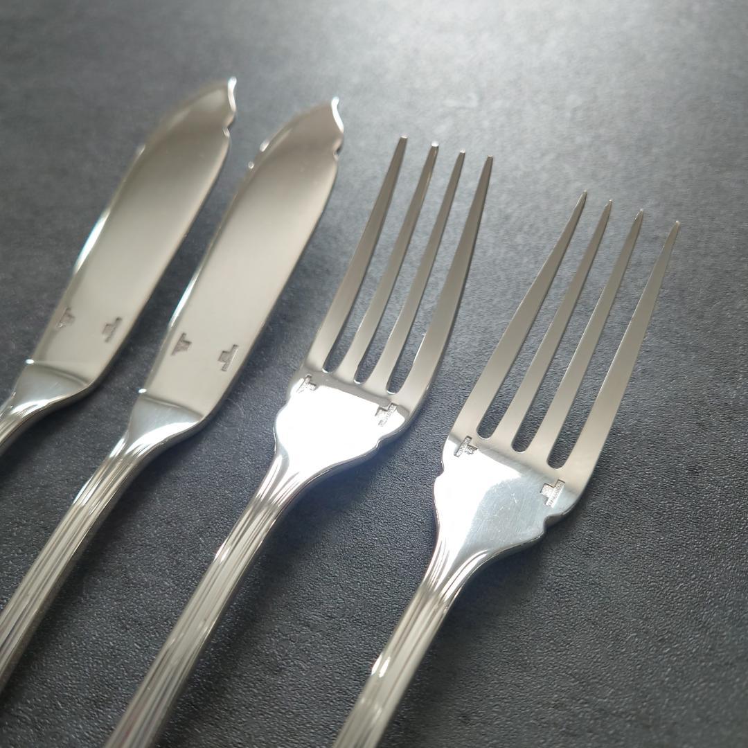 希少 美品 クリストフル アルビ フィッシュナイフ フィッシュフォーク 4点