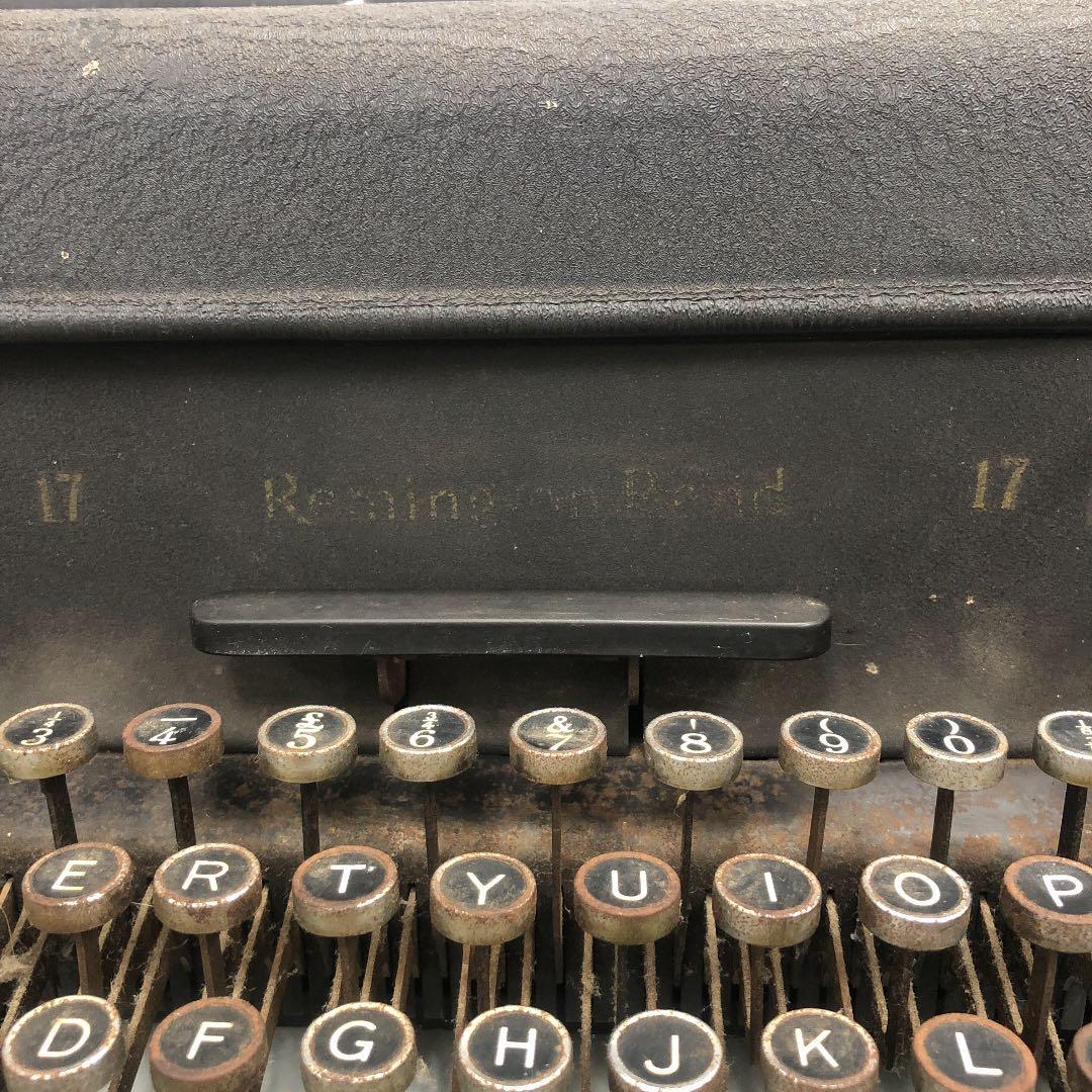 早乙女一弘 アメリカレミントン製タイプライター、ジャンク品アンティーク