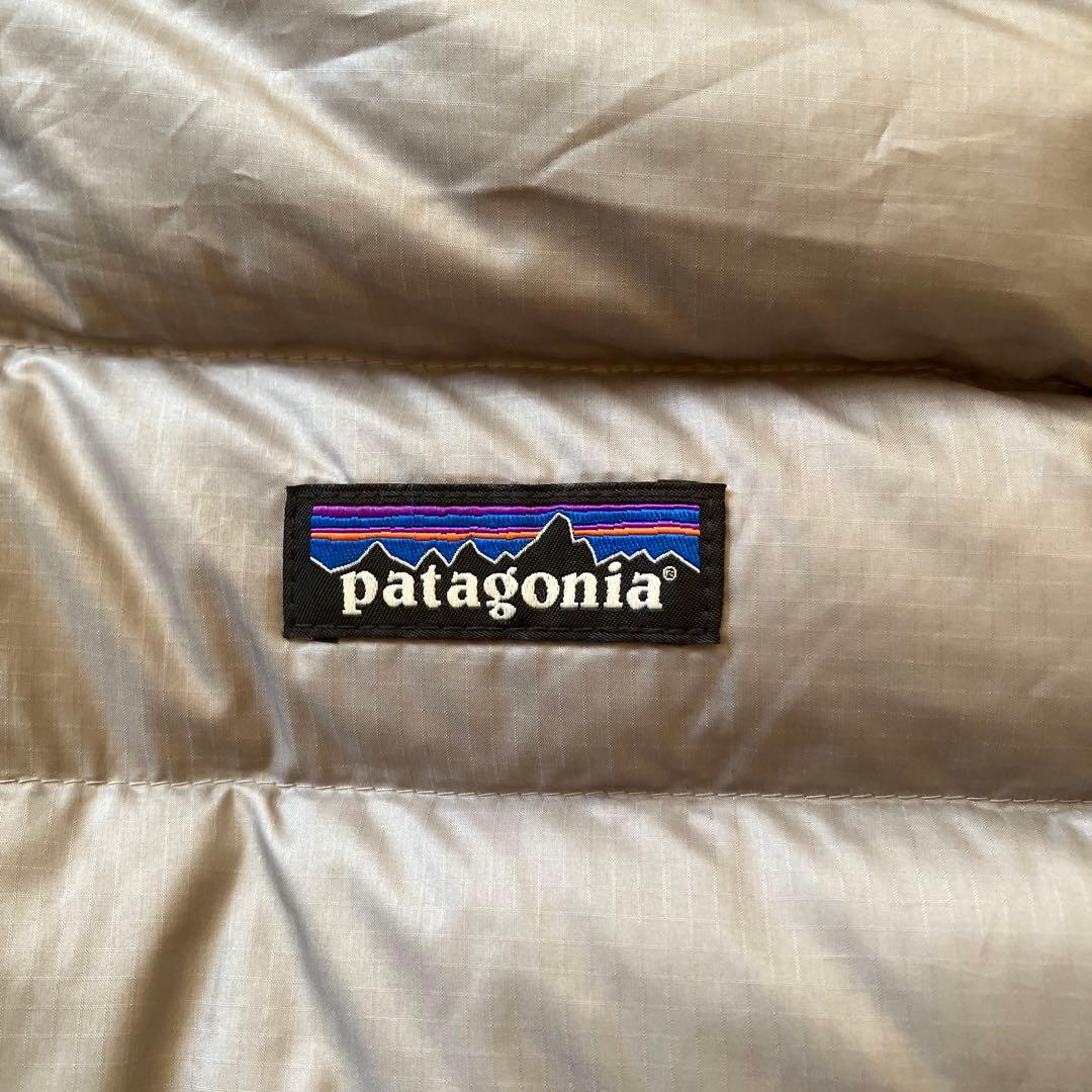 patagonia グレー ダウンベスト S